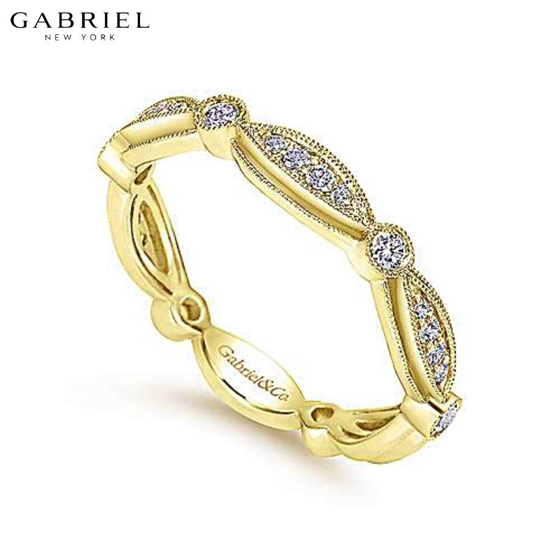 14KY 0.25ctw Natural Diamond Ring 3.5mm