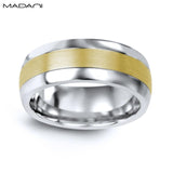 Yellow Gold & Cobalt Ring 7mm