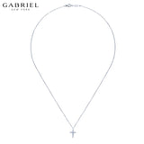 14KW 0.09ctw Natural Diamond Necklace
