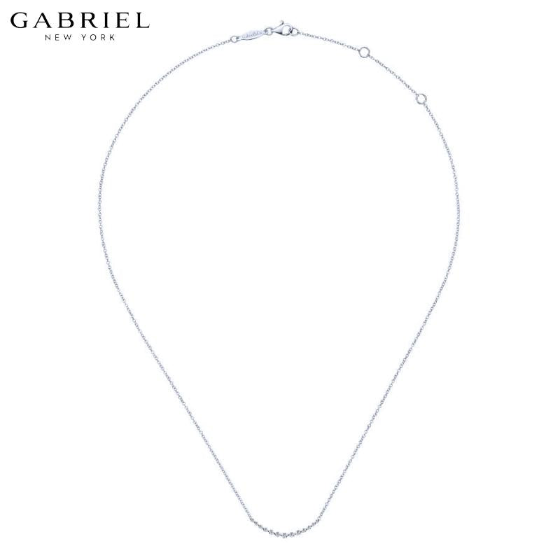 14KW 0.25ctw Natural Diamond Necklace