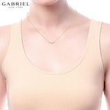 14KY 0.09ctw Natural Diamond Necklace