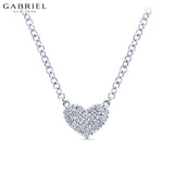 14KW 0.05ctw Natural Diamond Necklace