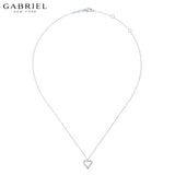 14KW 0.12ctw Natural Diamond Necklace