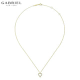 14KY 0.12ctw Natural Diamond Necklace