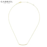 14KY 0.08ctw Natural Diamond Necklace