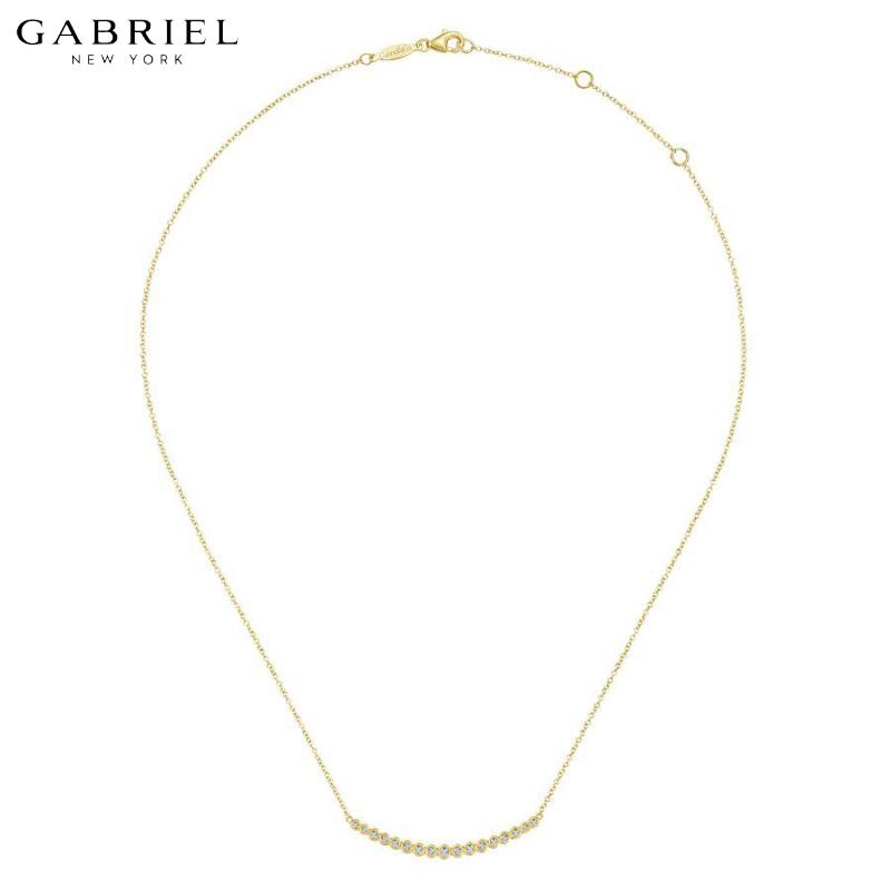 14KY 0.24ctw Natural Diamond Necklace