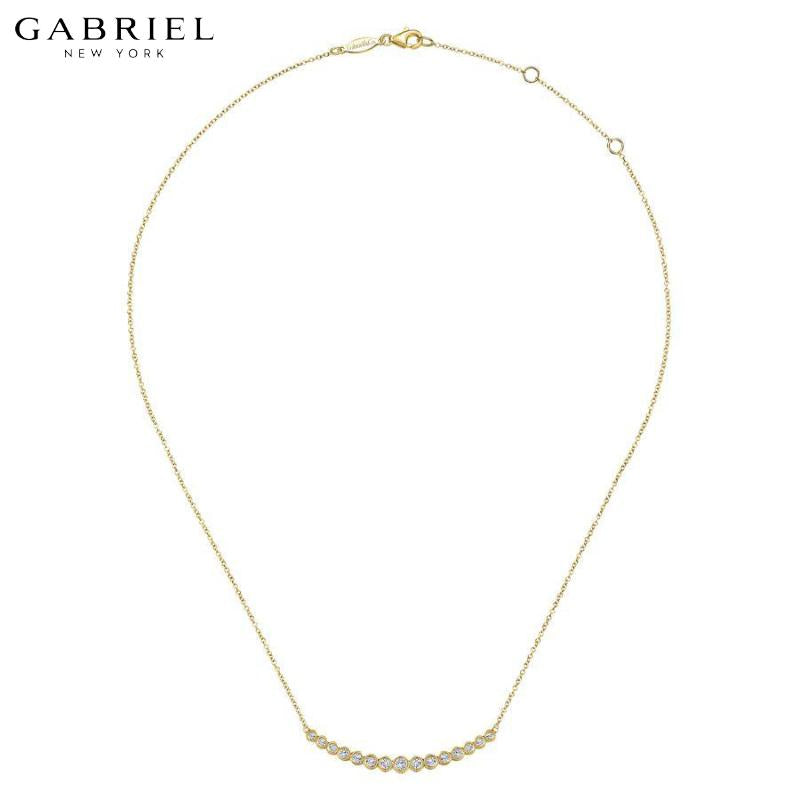 14KY 0.53ctw Natural Diamond Necklace