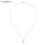 14KW 0.07ctw Natural Diamond Necklace