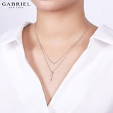 14KW 0.23ctw Natural Diamond Necklace