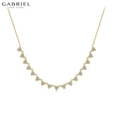 14KY 0.65ctw Natural Diamond Necklace