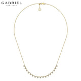 14KY 0.65ctw Natural Diamond Necklace