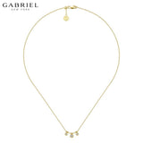 14KY 0.19ctw Natural Diamond Necklace