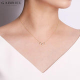 14KY 0.19ctw Natural Diamond Necklace