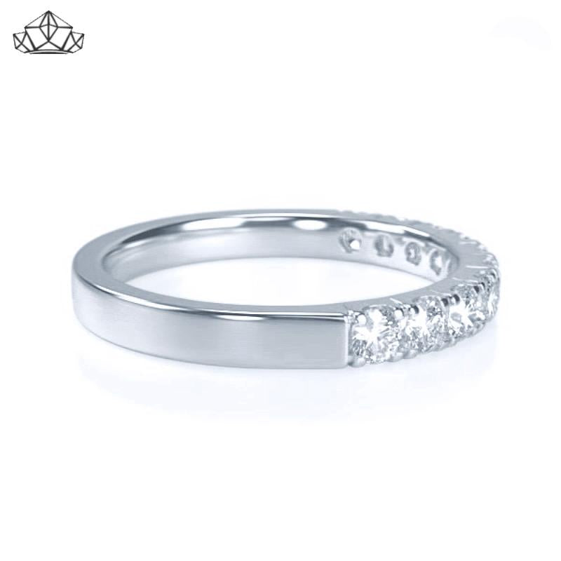 14KW 0.50ctw Natural Diamond Ring 2.5mm