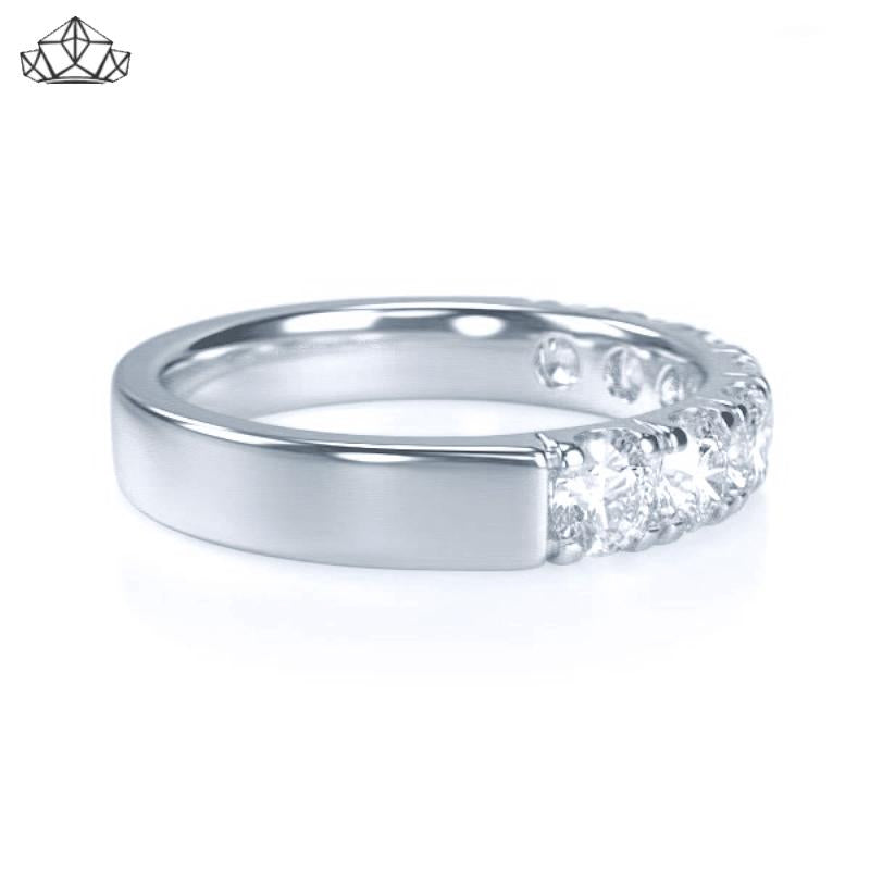 14KW 1.05ctw Natural Diamond Ring 4.0mm