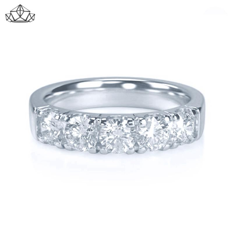 14KW 1.00ctw Natural Diamond Ring 4.5mm