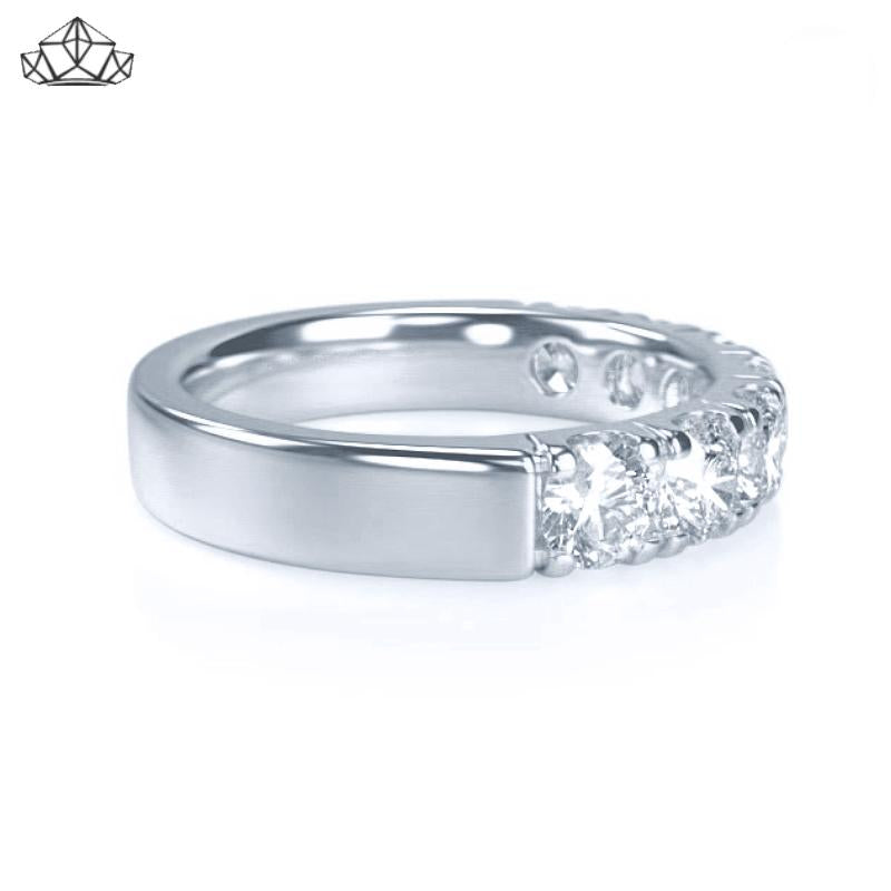 14KW 1.40ctw Natural Diamond Ring 4.5mm