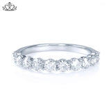 14KW 0.70ctw Shared Prong Natural Diamond Ring 3.0mm