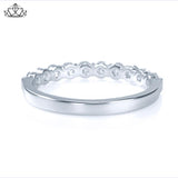 14KW 0.70ctw Shared Prong Natural Diamond Ring 3.0mm