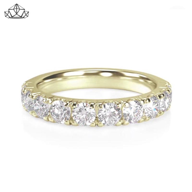 14KY 1.00ctw Natural Diamond Ring 3.5mm