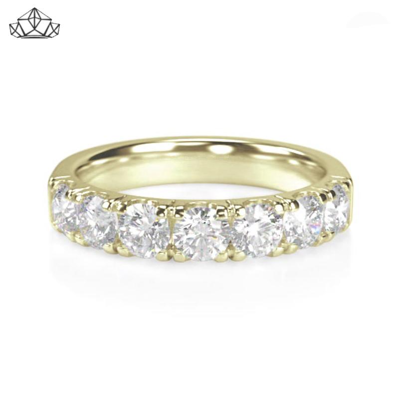 14KY 1.05ctw Natural Diamond Ring 4.0mm