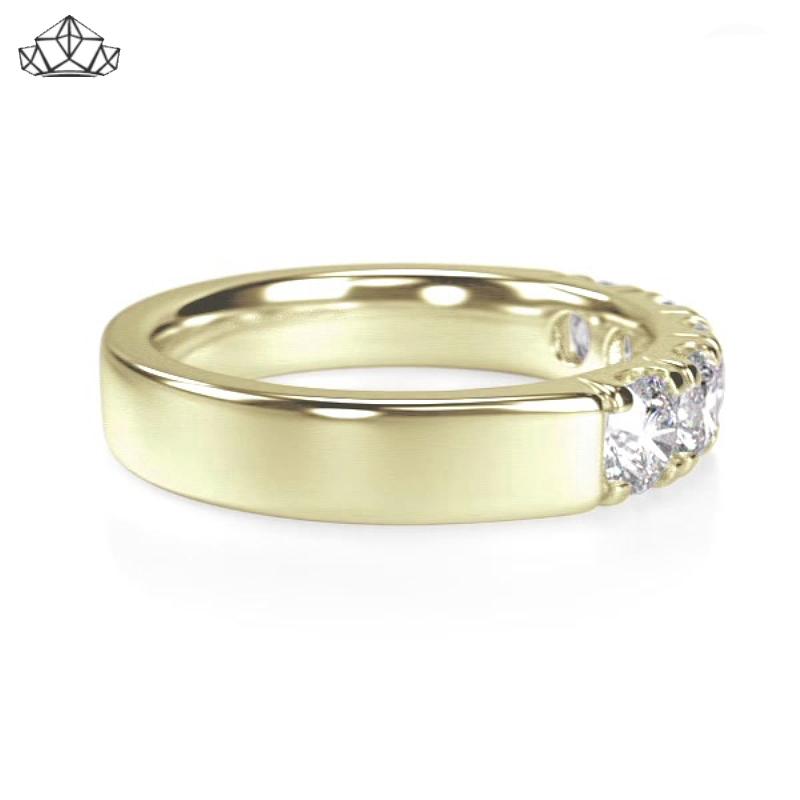 14KY 1.00ctw Natural Diamond Ring 4.5mm