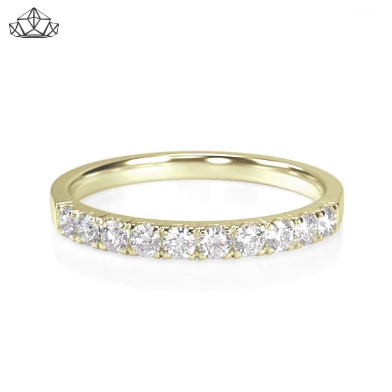 14KY 0.30ctw Natural Diamond Ring 2.0mm