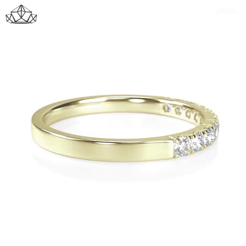 14KY 0.30ctw Natural Diamond Ring 2.0mm