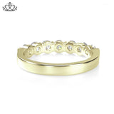 14KY 1.05ctw Shared Prong Natural Diamond Ring 4.0mm
