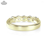 14KY 1.00ctw Shared Prong Natural Diamond Ring 4.5mm