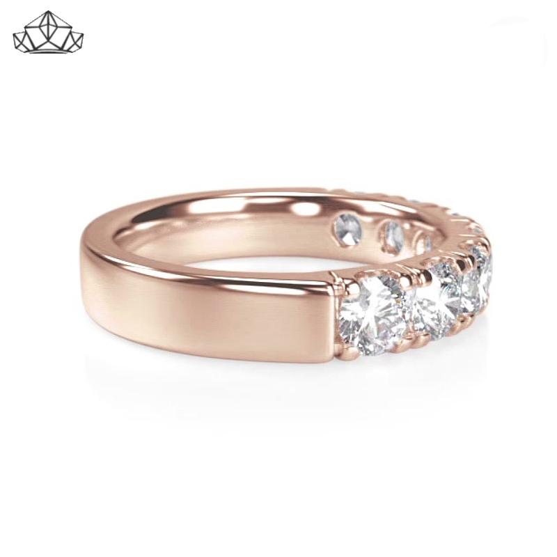 14KR 1.40ctw Natural Diamond Ring 4.5mm