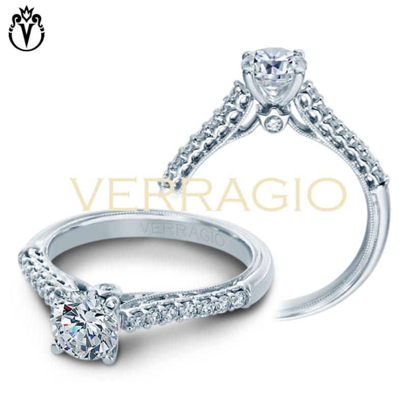 14KW Customizable Renaissance Diamond Ring