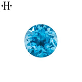 6.5mm Round Swiss Blue Topaz AA