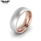 Tungsten Carbide Luxury Fit Ring 8mm