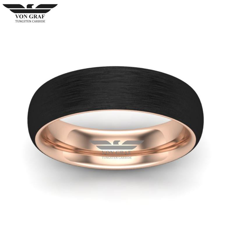Tungsten Carbide Luxury Fit Ring 6mm