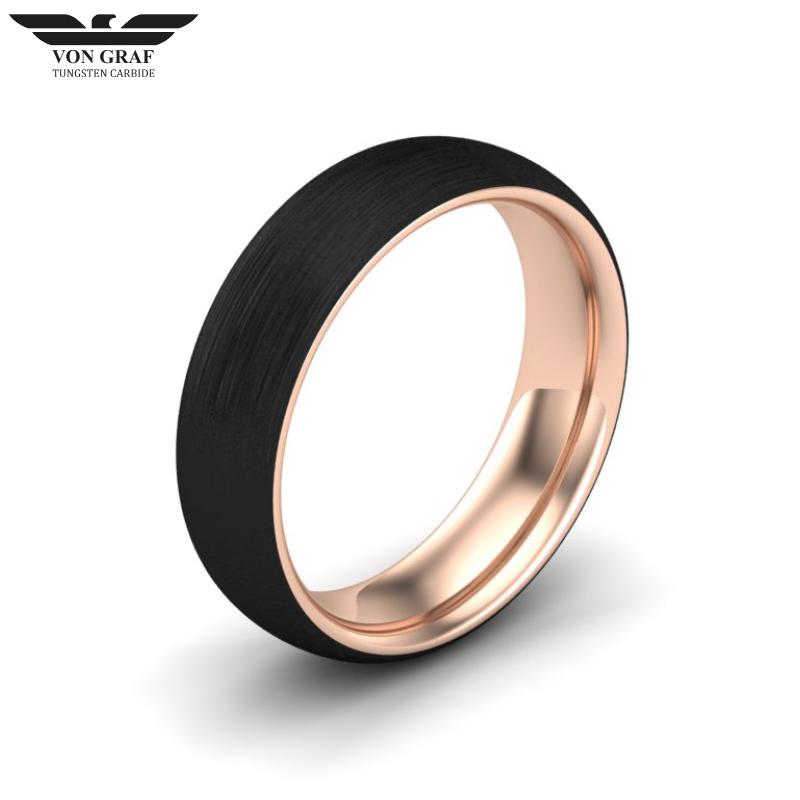 Tungsten Carbide Luxury Fit Ring 6mm