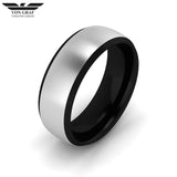 Tungsten Carbide Luxury Fit Ring 8mm