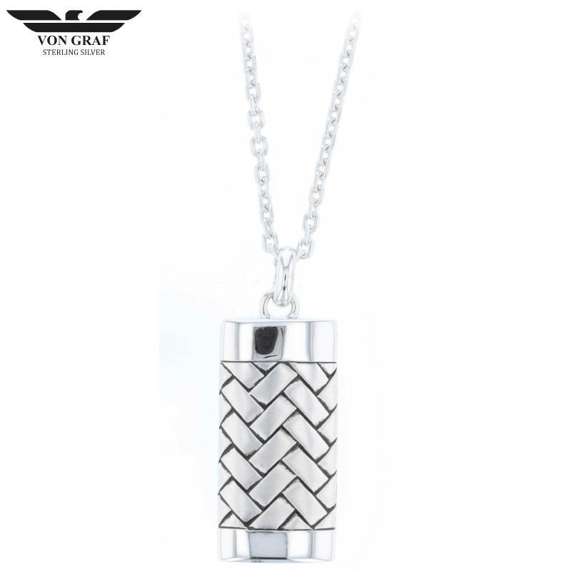 Sterling Silver Dog Tag Necklace